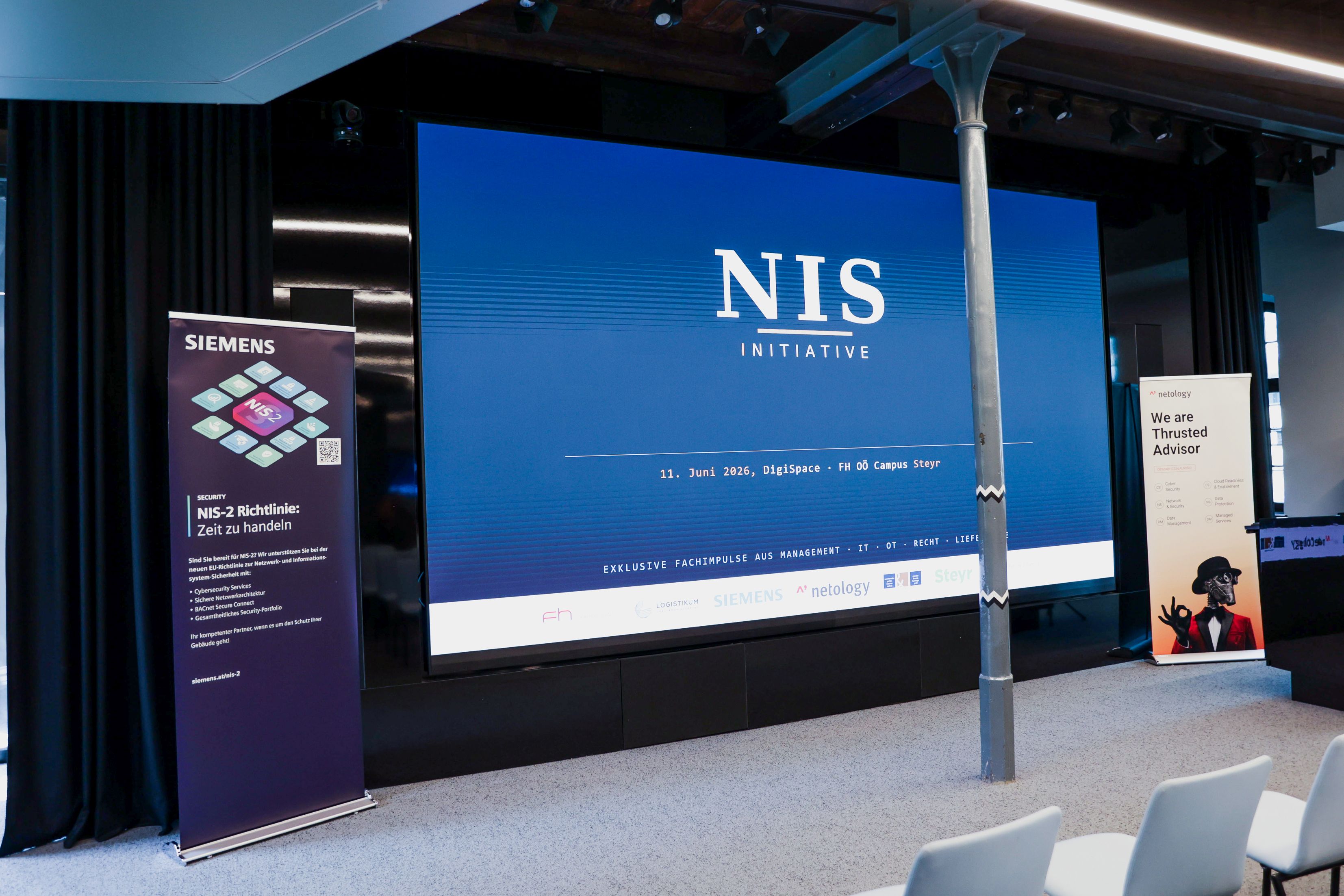 DigiSpace vor dem Event — NIS Initiative Bühne